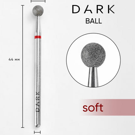 DARK Ball Cutter 4 mm Red