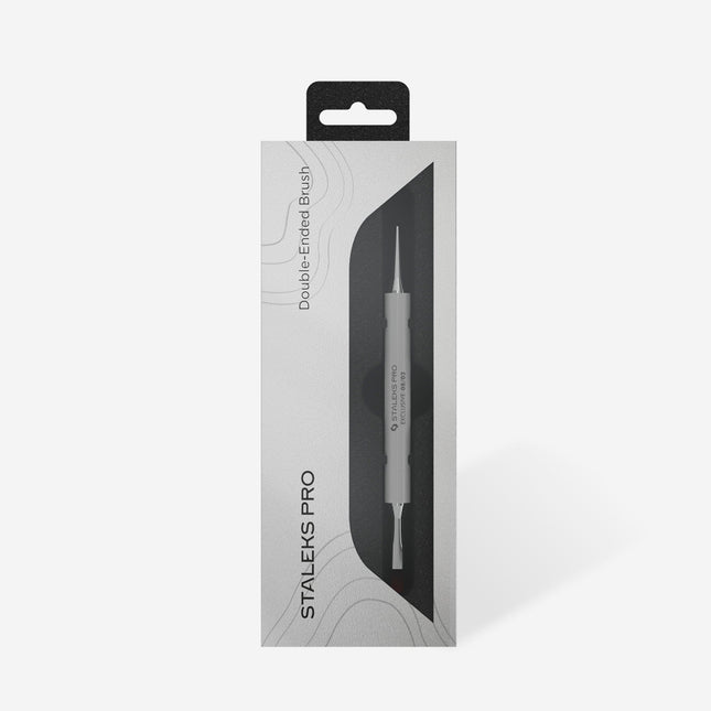 STALEKS EXCLUSIVE 08/03 Double-ended gel brush 10 mm / liner 10 mm