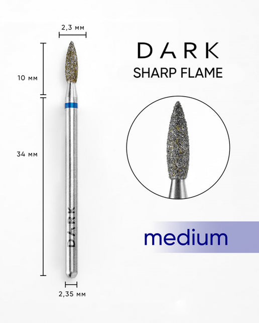 DARK Sharp Flame Cutter 2.3x8 mm Blue