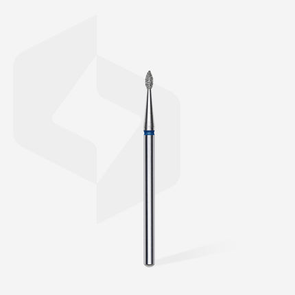 STALEKS EXPERT Carbide nail drill drop blue, head diameter 1,6 mm, working part 4 mm