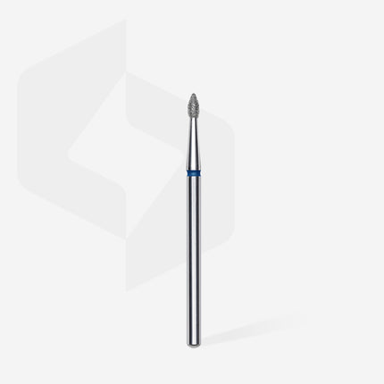 STALEKS EXPERT Carbide nail drill pointed bud blue, head diameter 1,8 mm, working part 4 mm