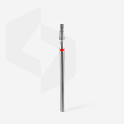 STALEKS EXPERT Carbide nail drill frustum red, head diameter 2,5 mm, working part 8 mm