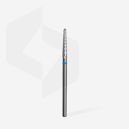 Staleks Carbide nail drill bit cone blue EXPERT head diameter 2,3 mm / working part 14 mm