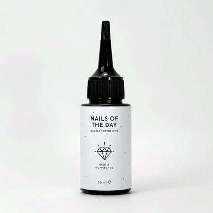 NAILSOFTHEDAY NEW Glossy top no wipe - glossy top without a sticky layer and with UV filters, 50ml