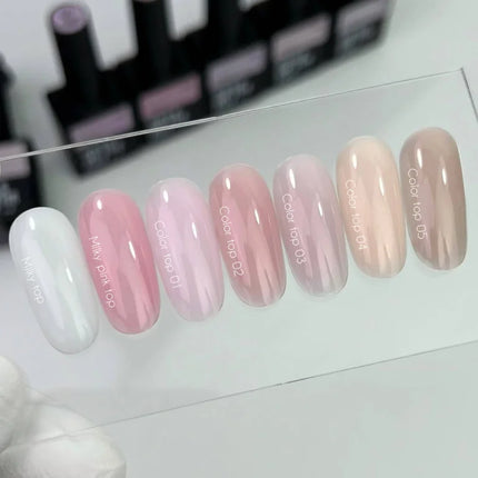 NAILSOFTHEDAY Milky top – delicate milky top without a sticky layer for nails, 10 ml