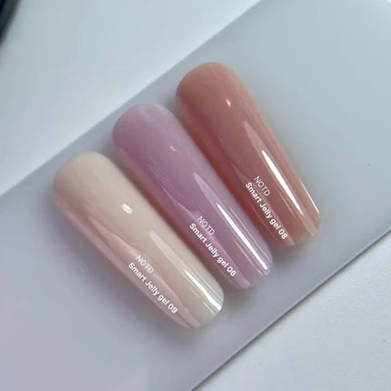NAILSOFTHEDAY Smart Jelly gel 09 — builder gel for nails, milk beige color, 15 g