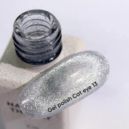 NAILSOFTHEDAY Gel polish Cat Eye 13- silver, 6ml