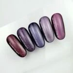 NAILSOFTHEDAY Korean cat eye 22 – delicate purple cat eye gel polish, 6 ml