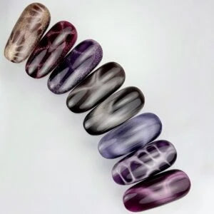 NAILSOFTHEDAY Korean cat eye 22 – delicate purple cat eye gel polish, 6 ml