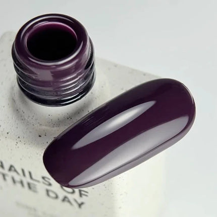 NAILSOFTHEDAY Color of the Month — January 2026 Midnight — intense plum shade, full coverage in one coat, 10 ml