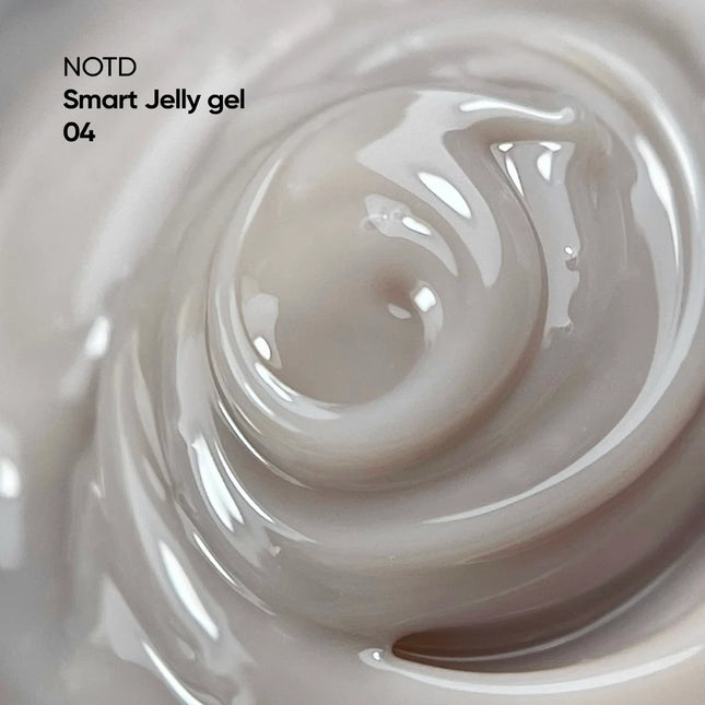 NAILSOFTHEDAY Smart Jelly Gel 04: Beige Building Gel for Nails, 15g
