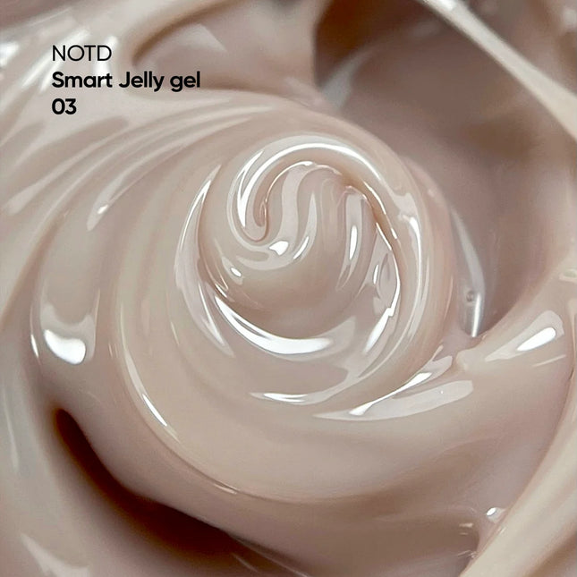 NAILSOFTHEDAY Smart Jelly Gel 03: Beige/Peach Colored Builder Gel for Nails, 15g