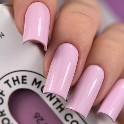 NAILSOFTHEDAY Color of the Month February 2026 Blush — pastel pink shade, full coverage in one coat, 10 ml