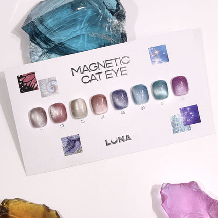 Luna Gel Polish Magnetic Cat Eye, 8ml