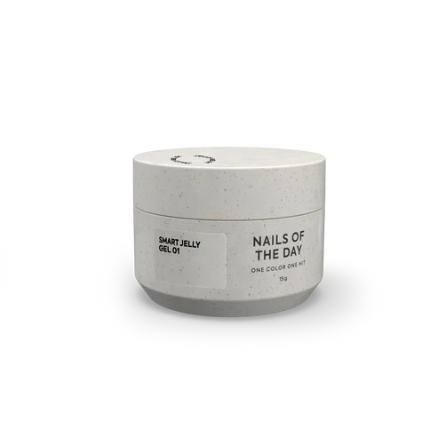 NAILSOFTHEDAY Smart Jelly Gel 01: Clear Building Gel for Nails, 15g