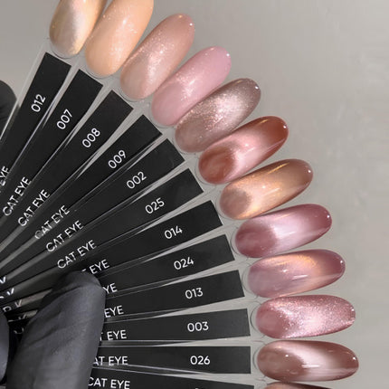 Dark gel polish Cat Eye 13, 6 ml