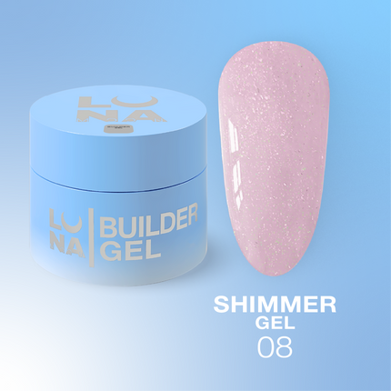 LUNAmoon Builder Gel Shimmer 08