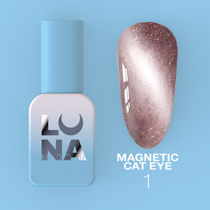 Luna Gel Polish Magnetic Cat Eye, 8ml