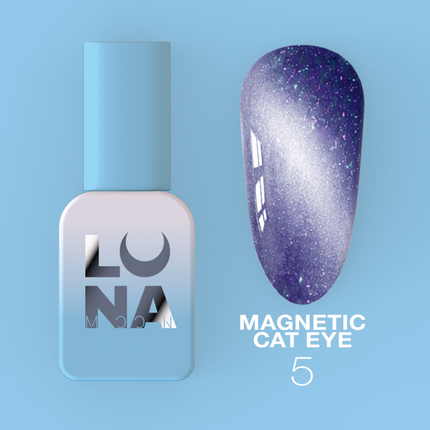 Luna Gel Polish Magnetic Cat Eye, 8ml