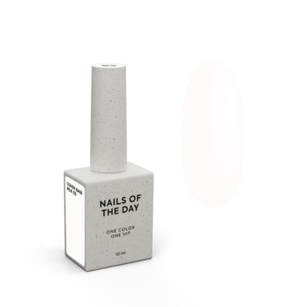 Nailsoftheday Cover Base NEW Formula Milk 03 - semi-transparent camouflage base in milky tone for nails, 10 ml