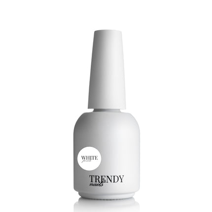 Trendy Nails Gel Polish White french, 10 ml