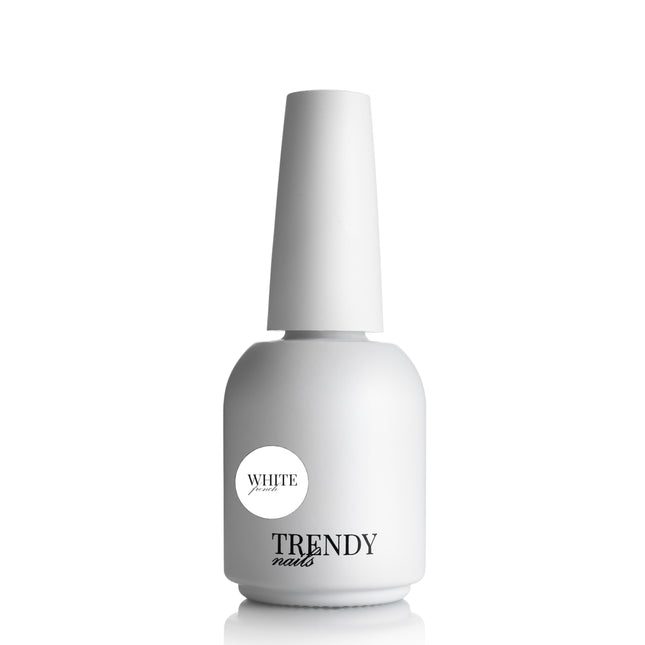 Trendy Nails Gel Polish White french, 10 ml