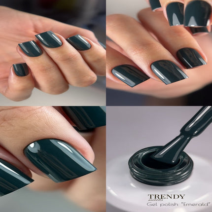Trendy Nails Gel Polish Emerald, 10 ml
