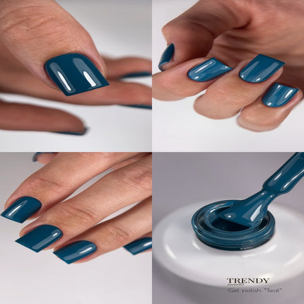 Trendy Nails Gel Polish Teal, 10 ml