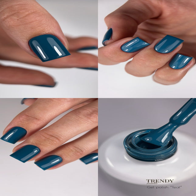 Trendy Nails Gel Polish Teal, 10 ml