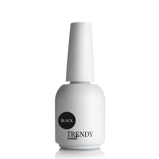 Trendy Nails Gel Polish Black, 10 ml