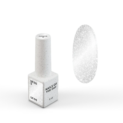 NAILSOFTHEDAY Gel polish Cat Eye 13- silver, 6ml