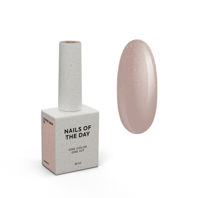 Nailsoftheday NEW Cover base shimmer 30, 10ml