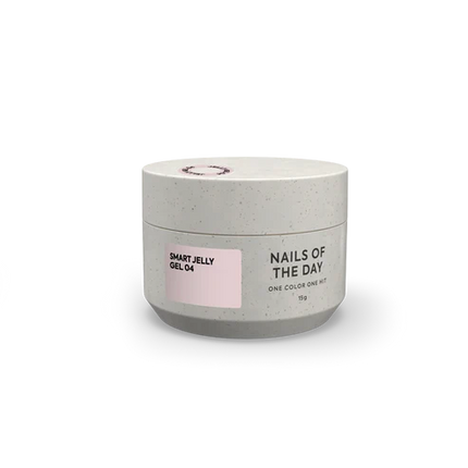 NAILSOFTHEDAY Smart Jelly Gel 04: Beige Building Gel for Nails, 15g