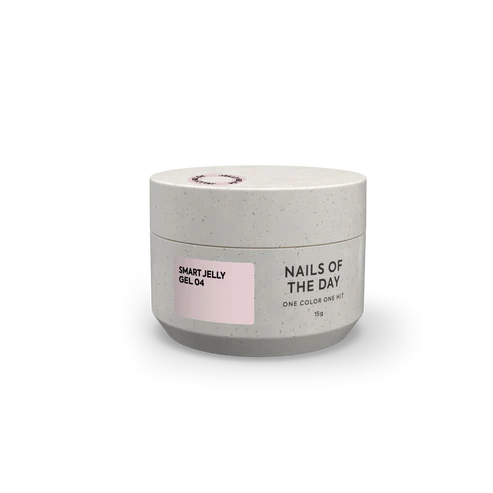 NAILSOFTHEDAY Smart Jelly Gel 04: Beige Building Gel for Nails, 15g