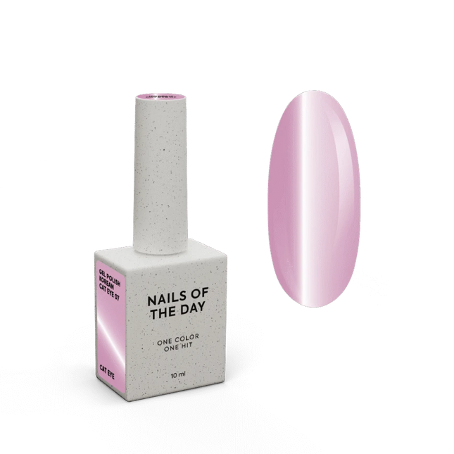 NAILSOFTHEDAY Korean cat eye 07 – purple cat eye gel polish, 10 ml
