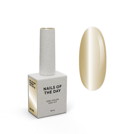 NAILSOFTHEDAY Korean cat eye 10 – warm gold cat eye gel polish, 10 ml