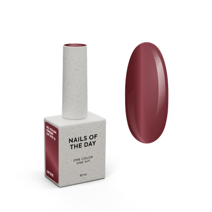 NAILSOFTHEDAY Korean cat eye 14 – red cat eye gel polish, 10 ml