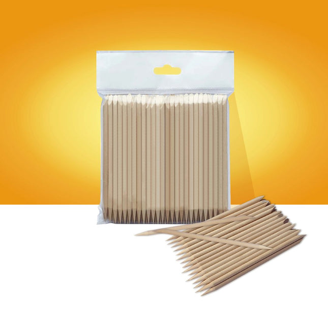 Staleks Orange stick EXPERT wooden 110mm (100pcs)