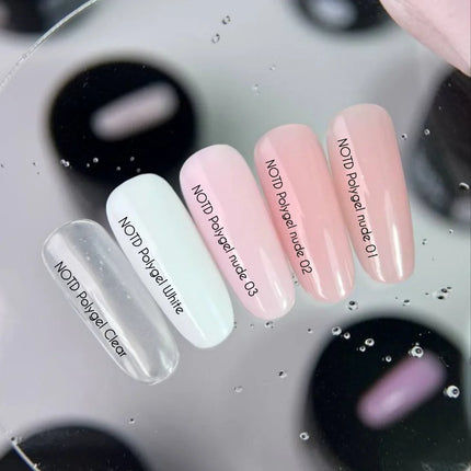 NAILSOFTHEDAY Polygel nude 03 — Pale pink fine-grained polygel, 30 g