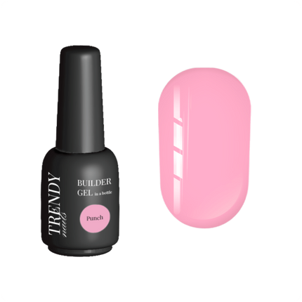 Builder Gel in a bottle Punch, 15ml -Trendy Nails