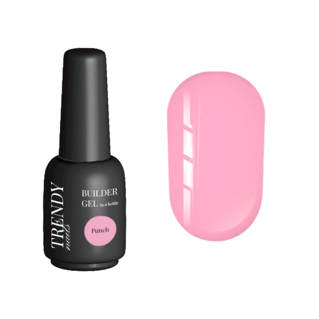 Builder Gel in a bottle Punch, 15ml -Trendy Nails