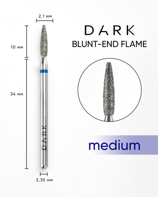 DARK Blunt-end Flame Cutter 2.1x10 mm Blue