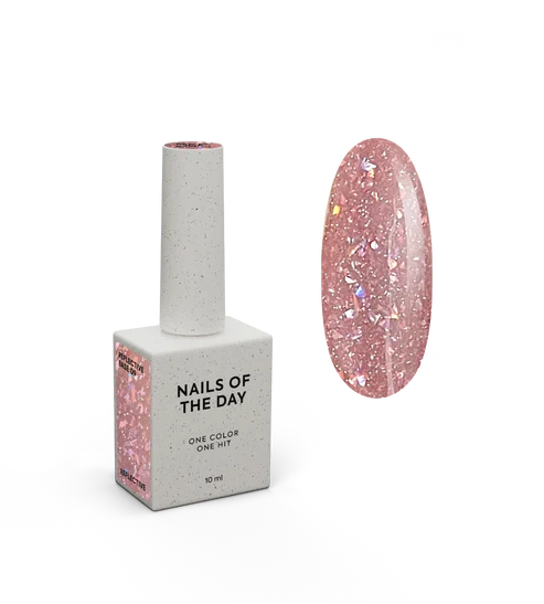 NAILSOFTHENIGHT Reflective base 09 — reflective camouflage base with shine, 10 ml