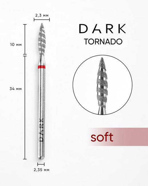 DARK Tornado cutter 2.3x10 mm Red