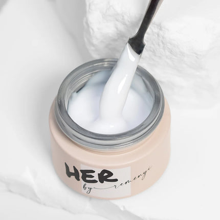 Her Builder Gel Aera Light - Milky White, 15ml