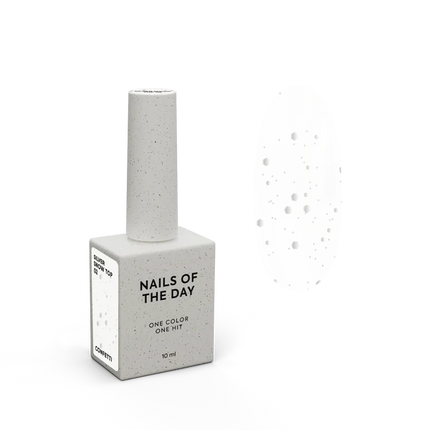 NAILSOFTHENIGHT Silver Snow Top 02, 10ml