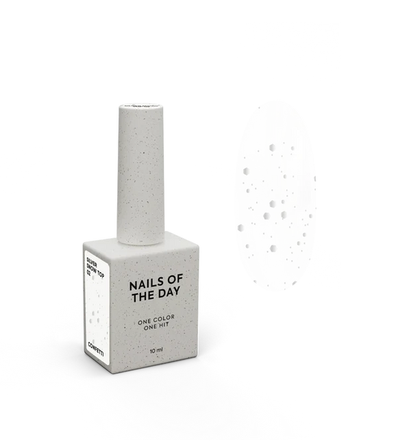 NAILSOFTHENIGHT Silver Snow Top 02, 10ml
