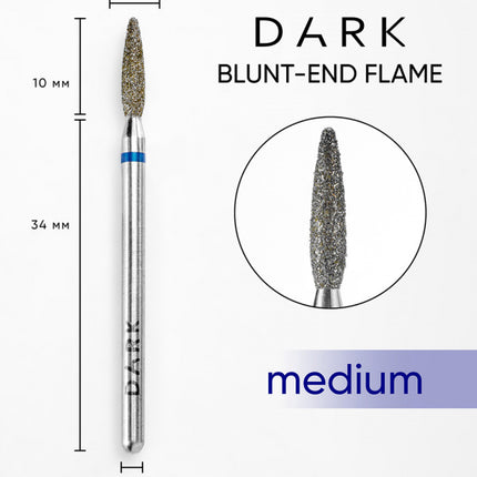 DARK Blunt-end Flame Cutter 2.3x10 mm Blue
