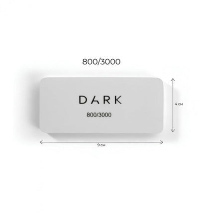 DARK Polishing File- rectangular 800/3000 grit