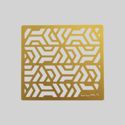ÜLKA Gold Metal Grid for Premium Desktop